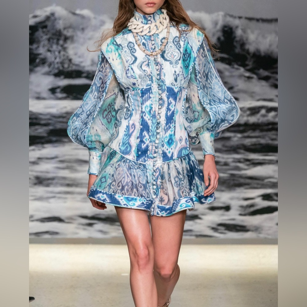 Zimmermann Glassy Runway Mini Dress